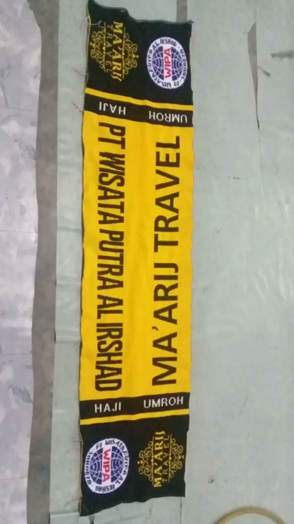 Syal rajut komputer 2 warna - Gambar 2